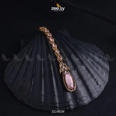 Poppy Bindiya Mint pink bindiya - Zeesy Jewellery Pakistan | Premium Artificial & Imitation Jewellery