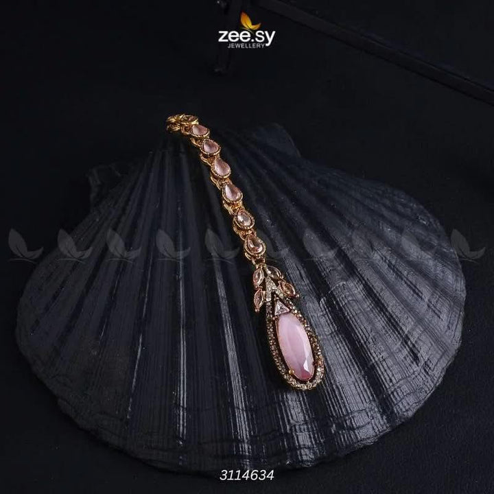 Poppy Bindiya Mint pink bindiya - Zeesy Jewellery Pakistan | Premium Artificial & Imitation Jewellery