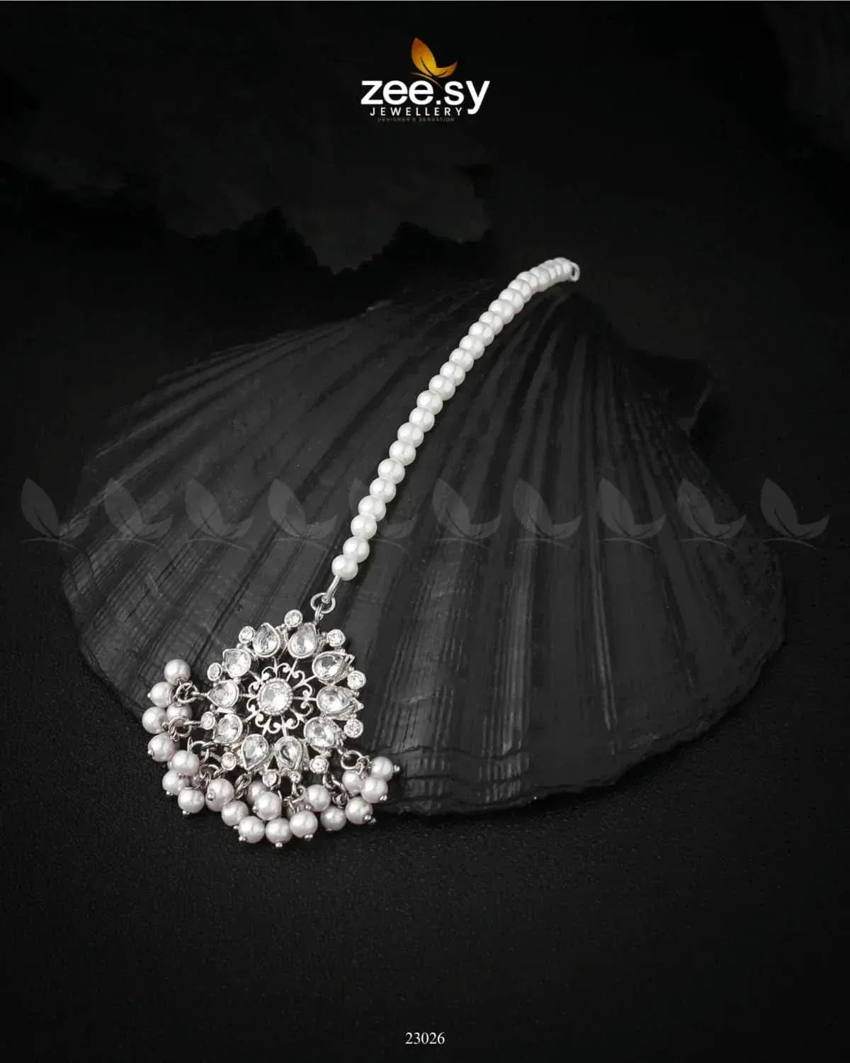 Rosebud Bindiya White bindiya - Zeesy Jewellery Pakistan | Premium Artificial & Imitation Jewellery
