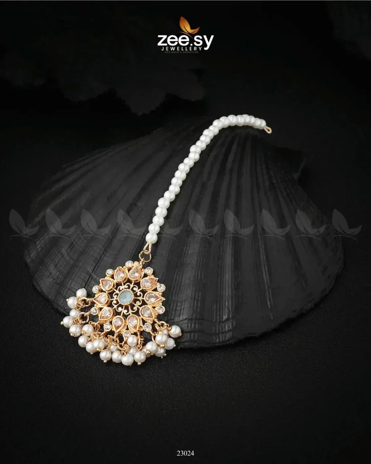 Rosebud Bindiya Feroza bindiya - Zeesy Jewellery Pakistan | Premium Artificial & Imitation Jewellery