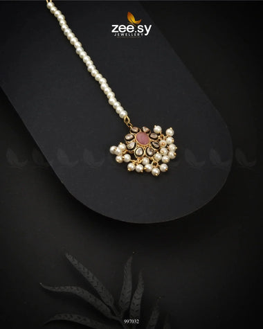 Scarlet Petal Bindiya Charm Pink bindiya - Zeesy Jewellery Pakistan | Premium Artificial & Imitation Jewellery