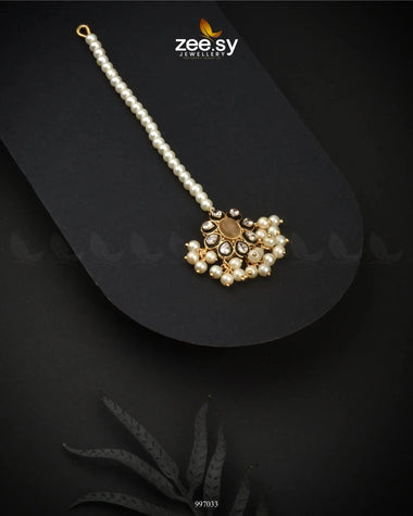 Scarlet Petal Bindiya Charm Champagne bindiya - Zeesy Jewellery Pakistan | Premium Artificial & Imitation Jewellery