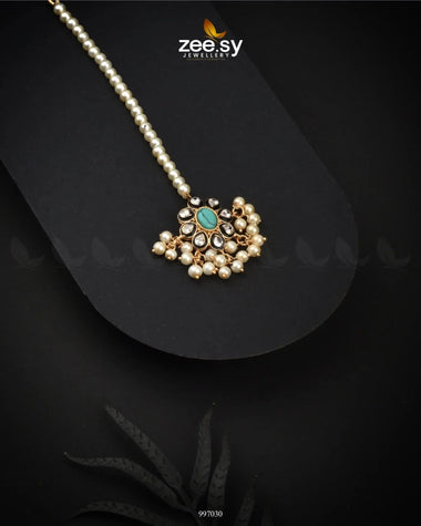 Scarlet Petal Bindiya Charm Feroza bindiya - Zeesy Jewellery Pakistan | Premium Artificial & Imitation Jewellery