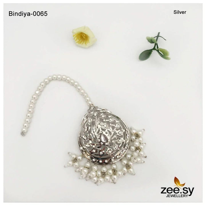 Bindiya-0065 Silver bindiya - Zeesy Jewellery Pakistan | Premium Artificial & Imitation Jewellery