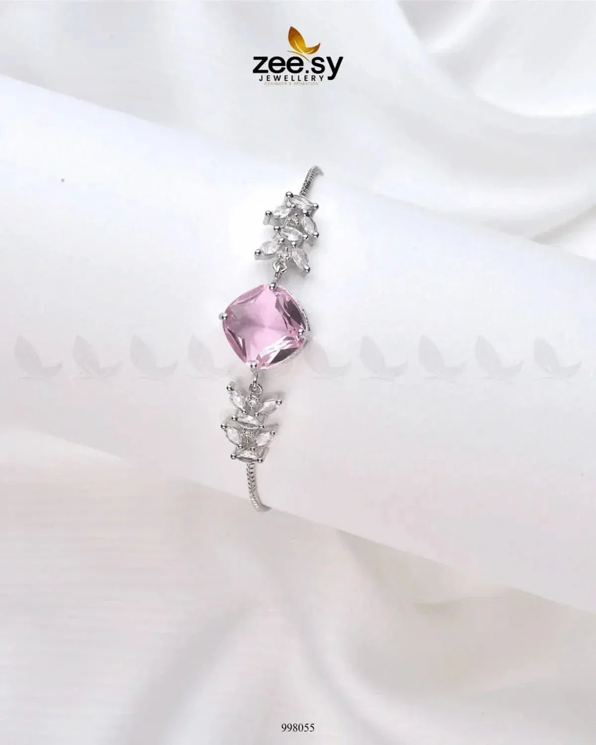 Alexandrite Bracelets Crystal Pink Bracelet - Zeesy Jewellery Pakistan | Premium Artificial & Imitation Jewellery