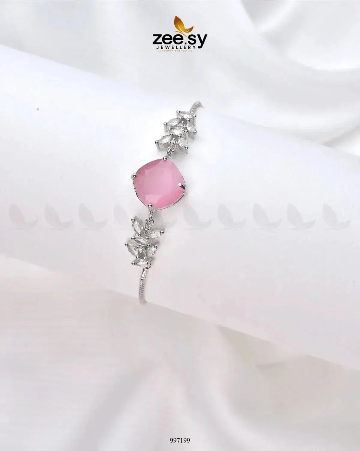 Alexandrite Bracelets Mint Pink Bracelet - Zeesy Jewellery Pakistan | Premium Artificial & Imitation Jewellery