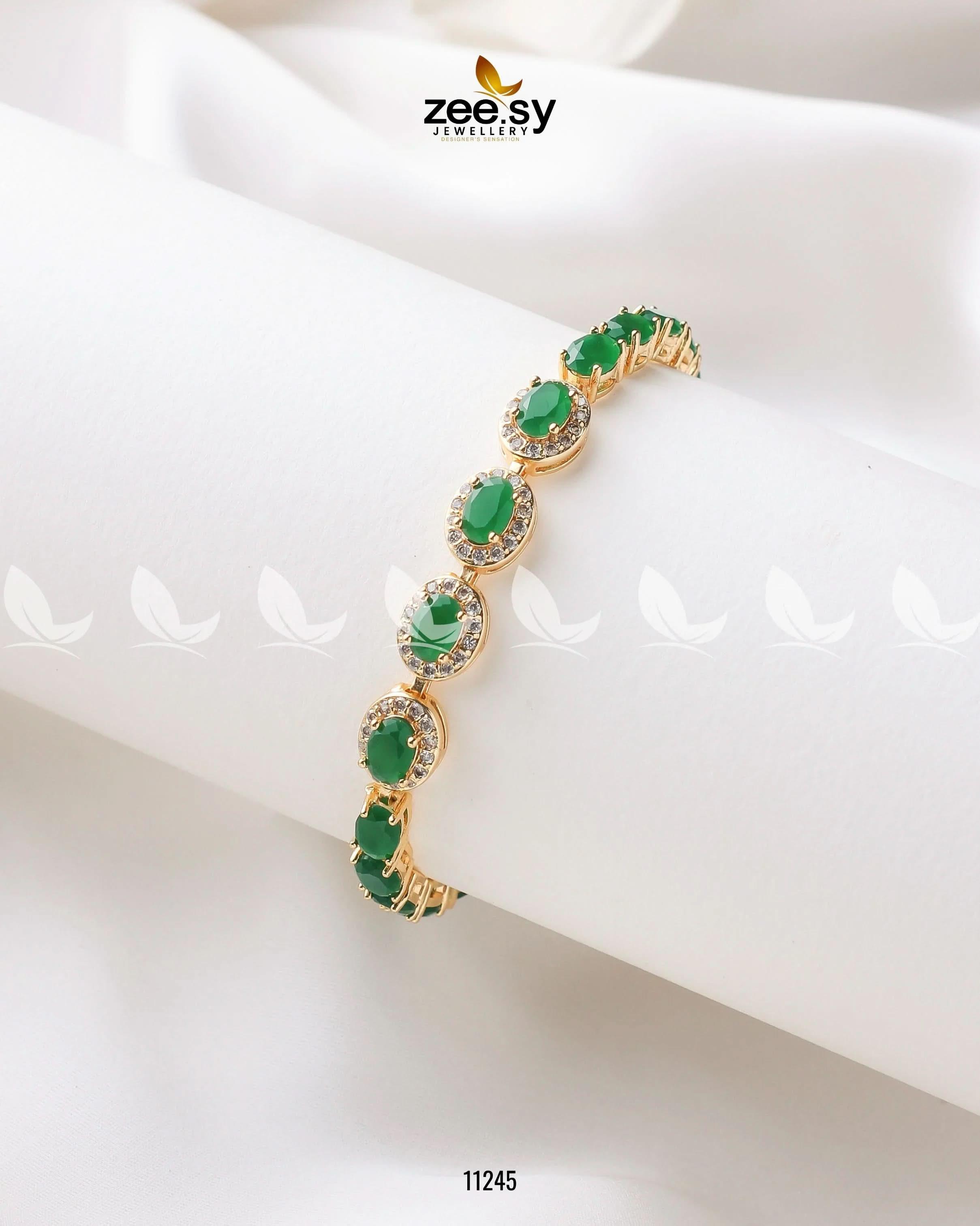 Burmese Bracelet Green Bracelet - Zeesy Jewellery Pakistan