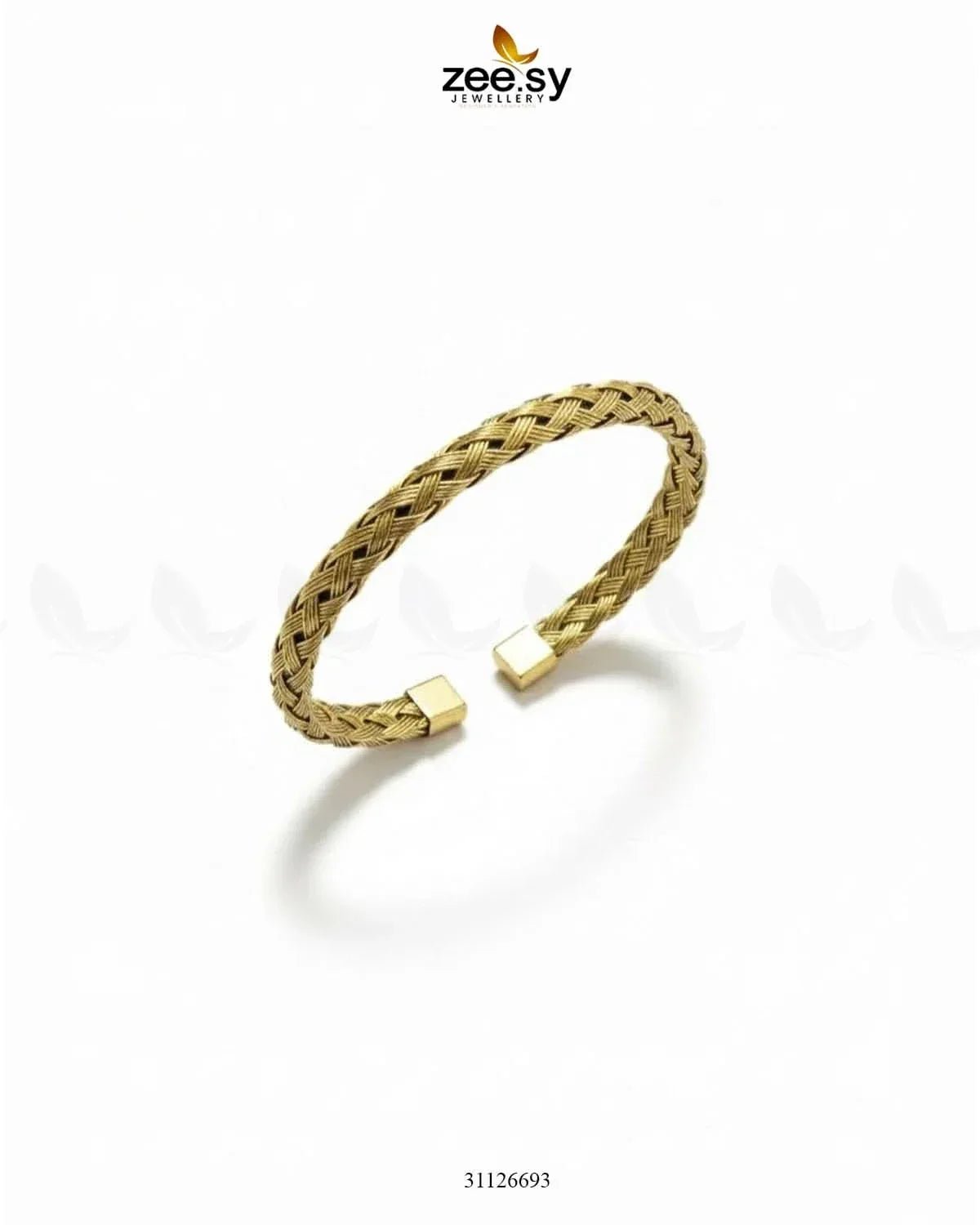 Basket Weave Stainless Steel Bracelet Bracelet - Zeesy Jewellery Pakistan | Premium Artificial & Imitation Jewellery