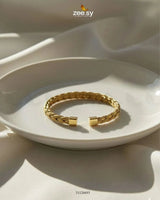 Basket Weave Stainless Steel Bracelet Bracelet - Zeesy Jewellery Pakistan | Premium Artificial & Imitation Jewellery