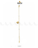 Chic Gold Tone Heart Bracelet Bracelet - Zeesy Jewellery Pakistan | Premium Artificial & Imitation Jewellery