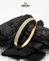 Classic Pave Cuff Bracelet Bracelet - Zeesy Jewellery Pakistan | Premium Artificial & Imitation Jewellery