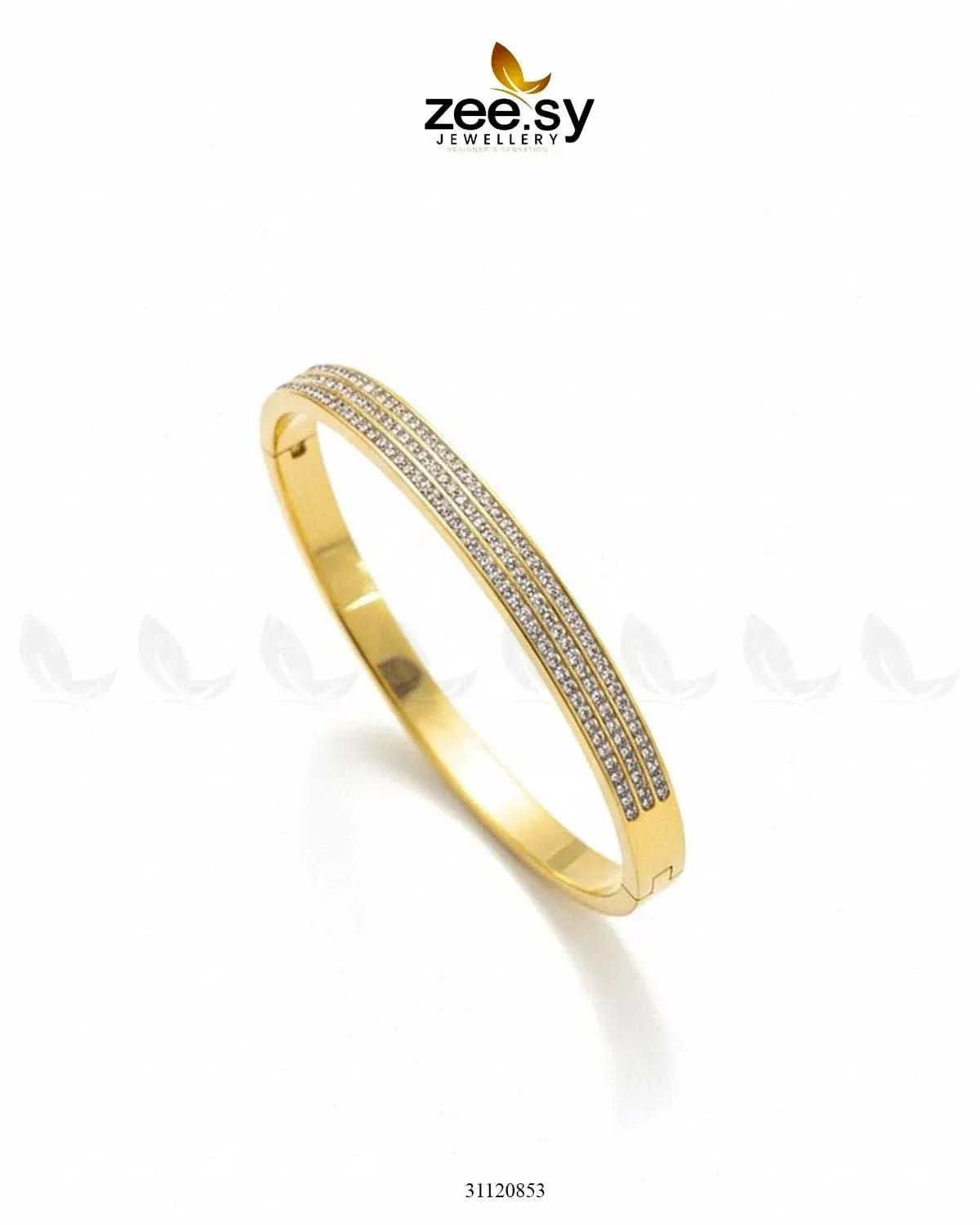 Classic Pave Cuff Bracelet Bracelet - Zeesy Jewellery Pakistan | Premium Artificial & Imitation Jewellery
