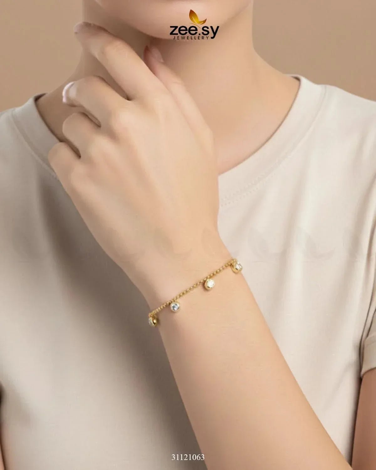 Dainty Tiny Dangle Bracelet Bracelet - Zeesy Jewellery Pakistan | Premium Artificial & Imitation Jewellery