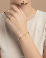 Dainty Tiny Dangle Bracelet Bracelet - Zeesy Jewellery Pakistan | Premium Artificial & Imitation Jewellery