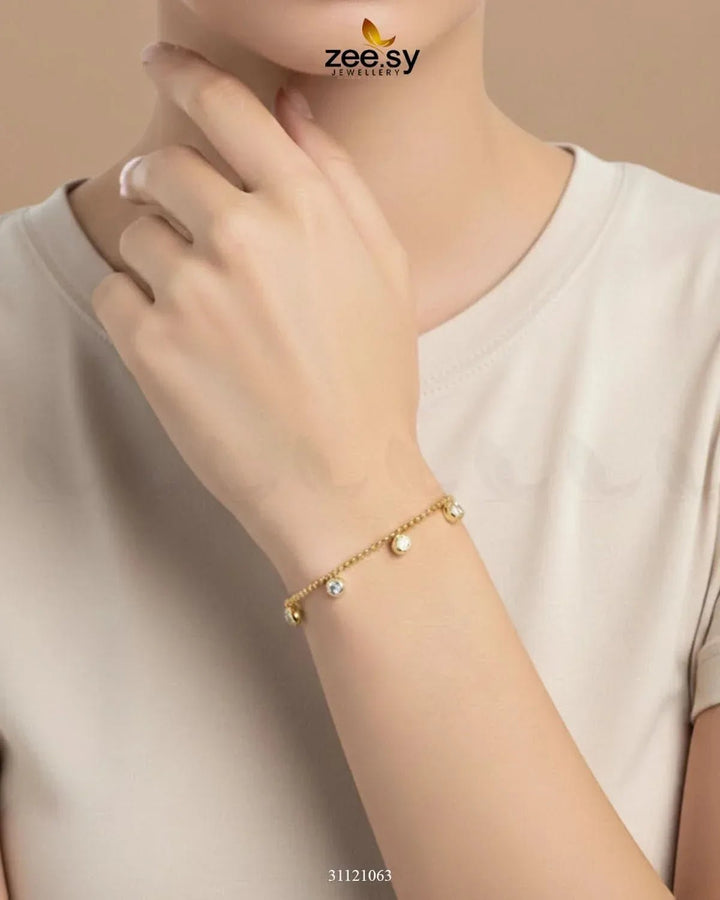 Dainty Tiny Dangle Bracelet Bracelet - Zeesy Jewellery Pakistan | Premium Artificial & Imitation Jewellery