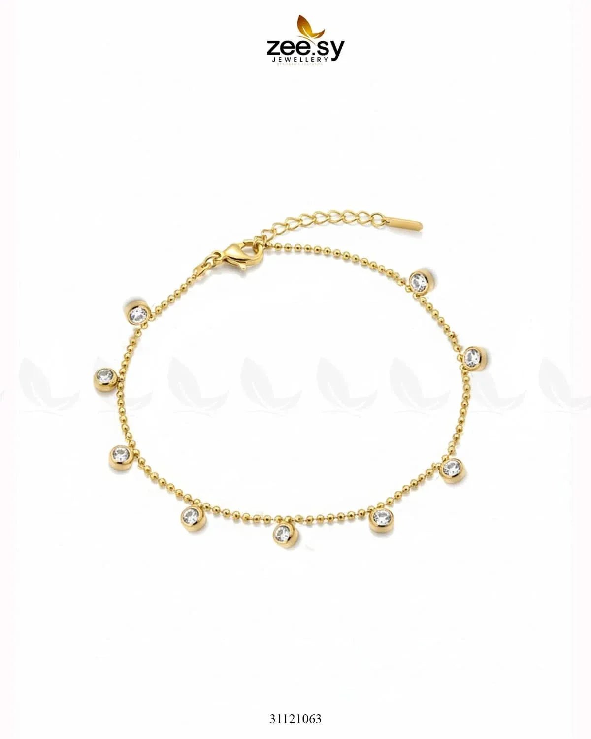 Dainty Tiny Dangle Bracelet Bracelet - Zeesy Jewellery Pakistan | Premium Artificial & Imitation Jewellery