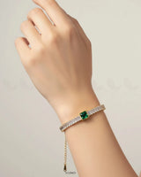 Delicate Solitaire Baguette Bracelet Bracelet - Zeesy Jewellery Pakistan | Premium Artificial & Imitation Jewellery