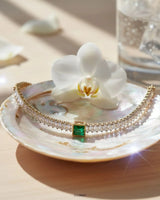 Delicate Solitaire Baguette Bracelet Bracelet - Zeesy Jewellery Pakistan | Premium Artificial & Imitation Jewellery