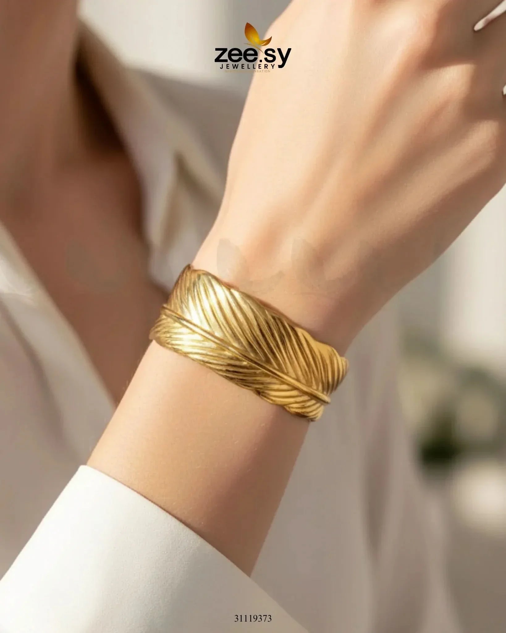 Egyptian Regal Leaf Bracelet Bracelet - Zeesy Jewellery Pakistan | Premium Artificial & Imitation Jewellery