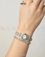 Elegant Cluster Bracelet Watch Bracelet - Zeesy Jewellery Pakistan | Premium Artificial & Imitation Jewellery