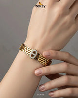 Estelle Cuff Stainless Steel Bracelet Bracelet - Zeesy Jewellery Pakistan | Premium Artificial & Imitation Jewellery