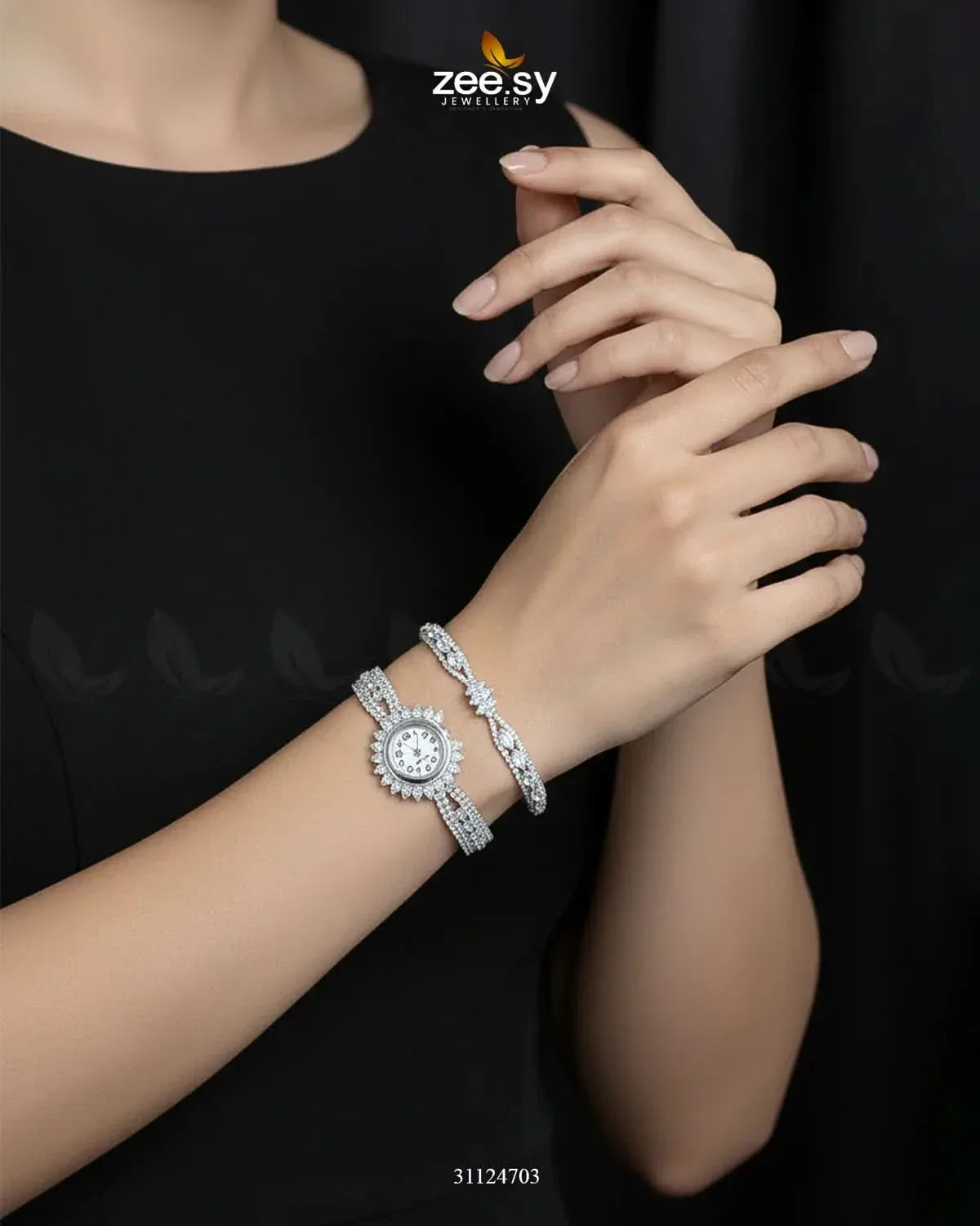 Exquisite Precious Bracelet Watch Bracelet - Zeesy Jewellery Pakistan | Premium Artificial & Imitation Jewellery