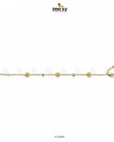 Floral Tiny Dangle Bracelet Bracelet - Zeesy Jewellery Pakistan | Premium Artificial & Imitation Jewellery