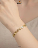 Floral Traditional Grand Bracelet Bracelet - Zeesy Jewellery Pakistan | Premium Artificial & Imitation Jewellery