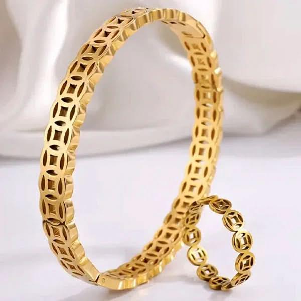 Haven Bracelet & Ring Duo Bracelet - Zeesy Jewellery Pakistan | Premium Artificial & Imitation Jewellery