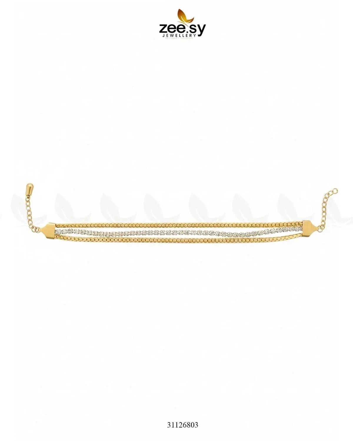 Juliet Triple Layered Cluster Bracelet Bracelet - Zeesy Jewellery Pakistan | Premium Artificial & Imitation Jewellery