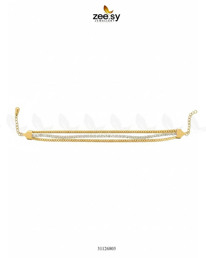 Juliet Triple Layered Cluster Bracelet Bracelet - Zeesy Jewellery Pakistan | Premium Artificial & Imitation Jewellery