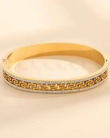 Juniper Geometric Greek Key Bracelet Bracelet - Zeesy Jewellery Pakistan | Premium Artificial & Imitation Jewellery