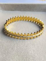 Lariat Gold Toned Geometric Bracelet Bracelet - Zeesy Jewellery Pakistan | Premium Artificial & Imitation Jewellery