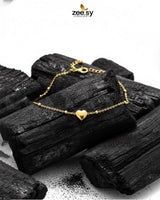 Majestic Sovereign Heart Bracelet Bracelet - Zeesy Jewellery Pakistan | Premium Artificial & Imitation Jewellery