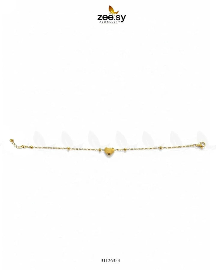 Majestic Sovereign Heart Bracelet Bracelet - Zeesy Jewellery Pakistan | Premium Artificial & Imitation Jewellery