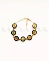 Renegade Gold Toned Logo Link Bracelet Bracelet - Zeesy Jewellery Pakistan | Premium Artificial & Imitation Jewellery