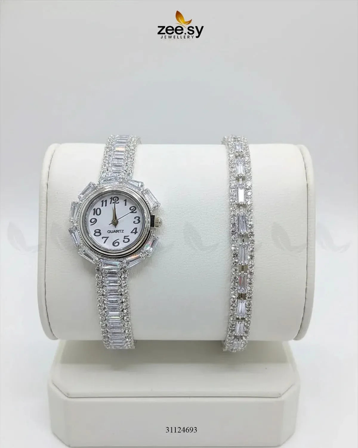 Rich Intricate Cluster Bracelet Watch Bracelet - Zeesy Jewellery Pakistan | Premium Artificial & Imitation Jewellery