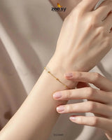 Sleek Link Snake Bracelet Bracelet - Zeesy Jewellery Pakistan | Premium Artificial & Imitation Jewellery