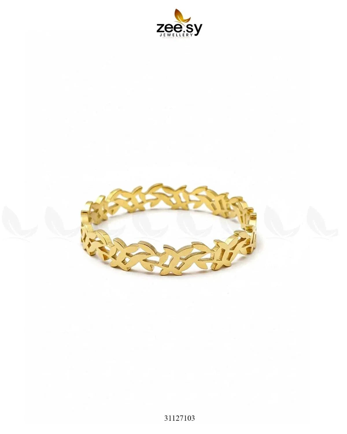 Steeze Leaf Stainless Steel Bracelet Bracelet - Zeesy Jewellery Pakistan | Premium Artificial & Imitation Jewellery