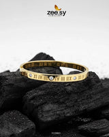 Timeless Roman Numeral Bangle Bracelet - Zeesy Jewellery Pakistan | Premium Artificial & Imitation Jewellery