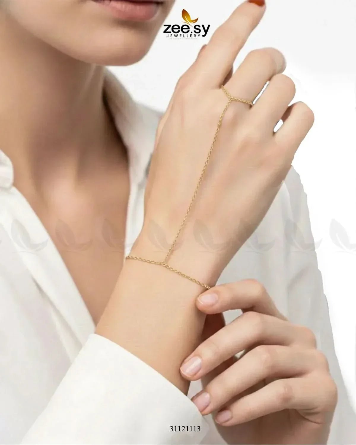 Ultra Minimalist Finger Bracelet Bracelet - Zeesy Jewellery Pakistan | Premium Artificial & Imitation Jewellery