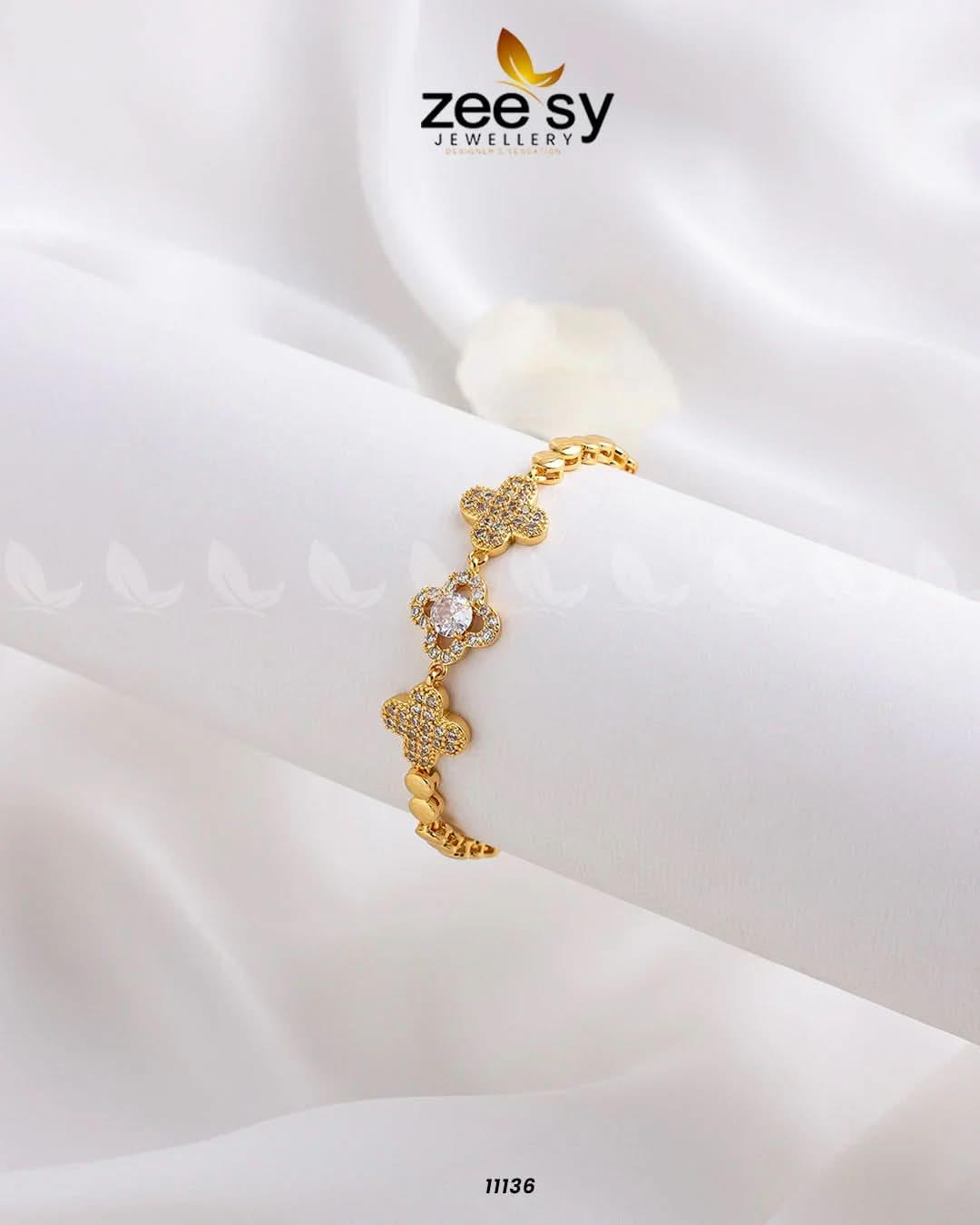 Aurora Bracelets Golden Bracelet - Zeesy Jewellery Pakistan