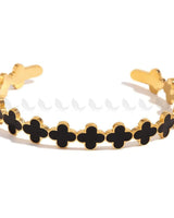 Crux Bracelet Golden Black Bracelet - Zeesy Jewellery Pakistan | Premium Artificial & Imitation Jewellery
