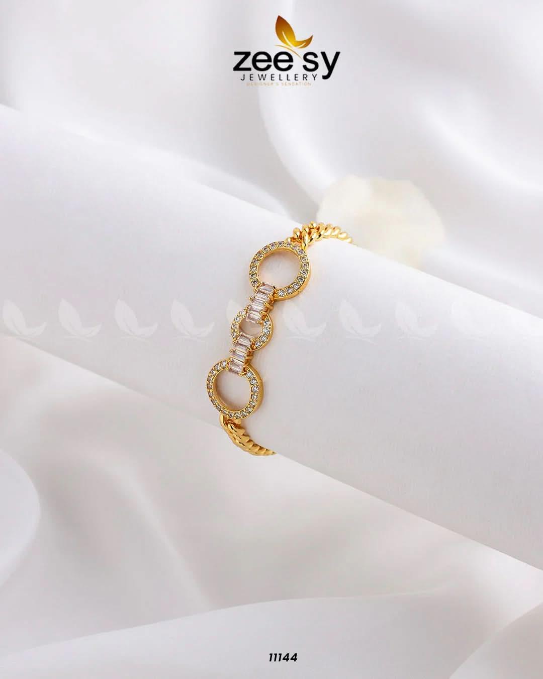 Cascaade Bracelet Golden Bracelet - Zeesy Jewellery Pakistan