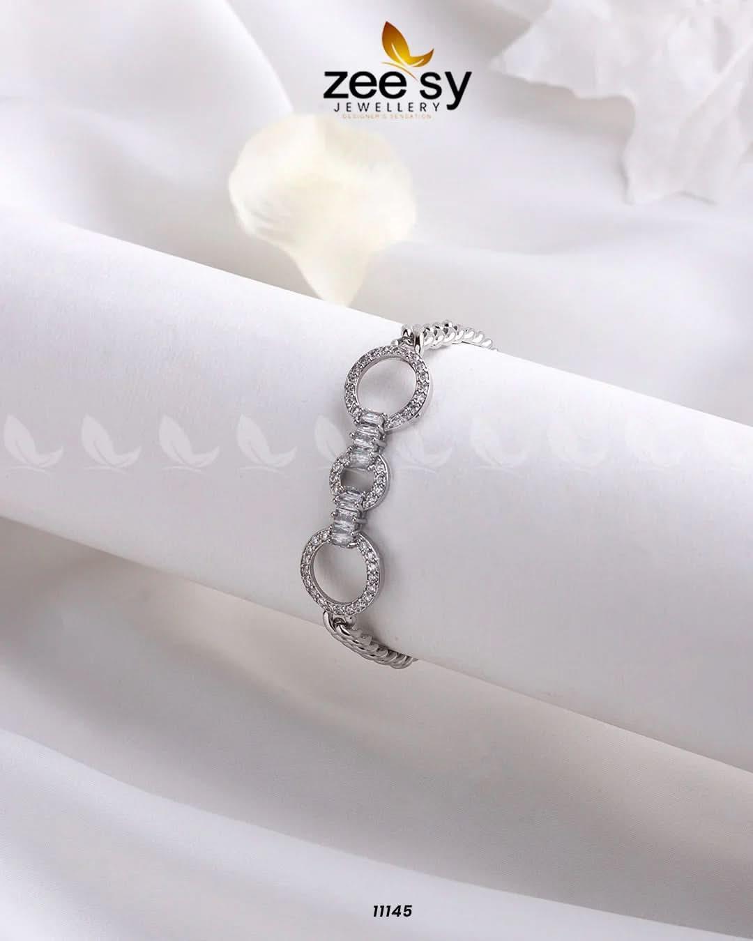 Cascaade Bracelet Silver Bracelet - Zeesy Jewellery Pakistan