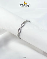 Ojos Bracelet Silver Bracelet - Zeesy Jewellery Pakistan | Premium Artificial & Imitation Jewellery