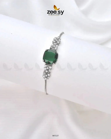 Morganite Bracelets Emerald Green Bracelet - Zeesy Jewellery Pakistan | Premium Artificial & Imitation Jewellery