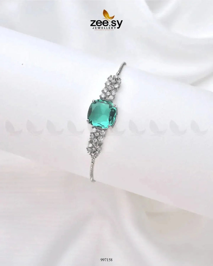 Morganite Bracelets Teal Bracelet - Zeesy Jewellery Pakistan | Premium Artificial & Imitation Jewellery
