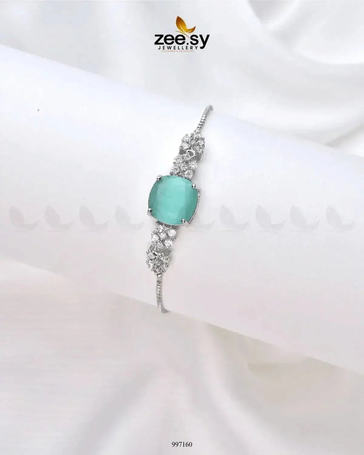 Morganite Bracelets Mint Green Bracelet - Zeesy Jewellery Pakistan | Premium Artificial & Imitation Jewellery