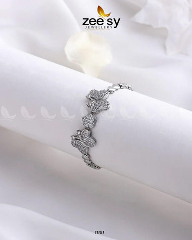 Butterfly Bracelets Silver Bracelet - Zeesy Jewellery Pakistan | Premium Artificial & Imitation Jewellery